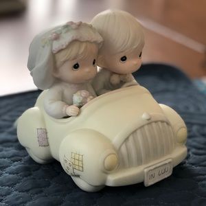 Precious Moments Wedding Figurine Car